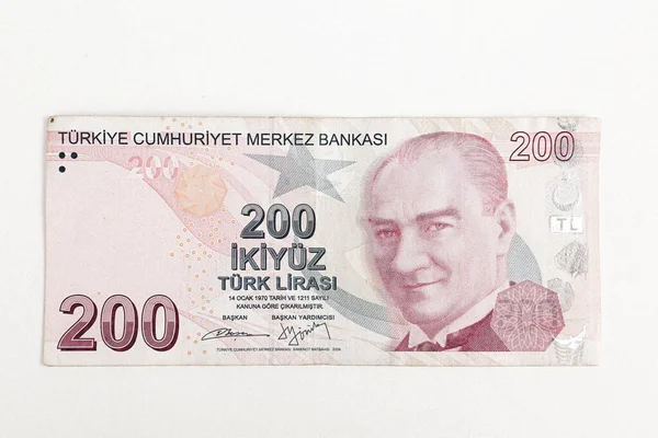 Türkische Währung Türkische Lira Banknoten — Stockfoto