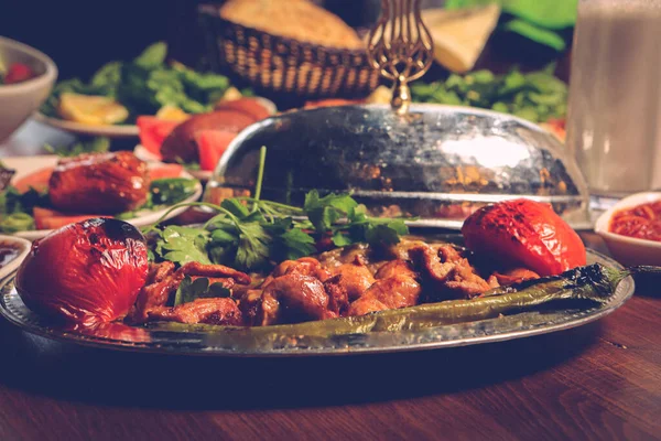 Traditioneller Türkischer Und Arabischer Ramadan Kebab — Stockfoto
