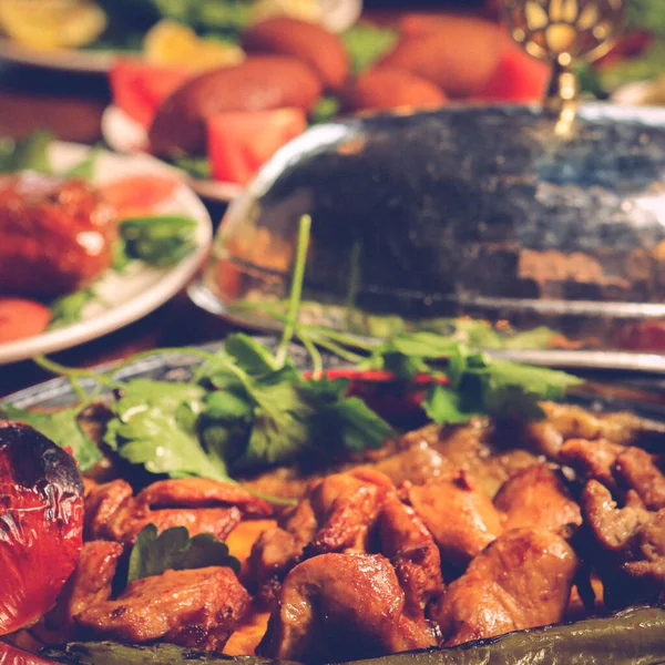 Turkish Arabic Traditional Ramadan Kebab — Stock Photo, Image