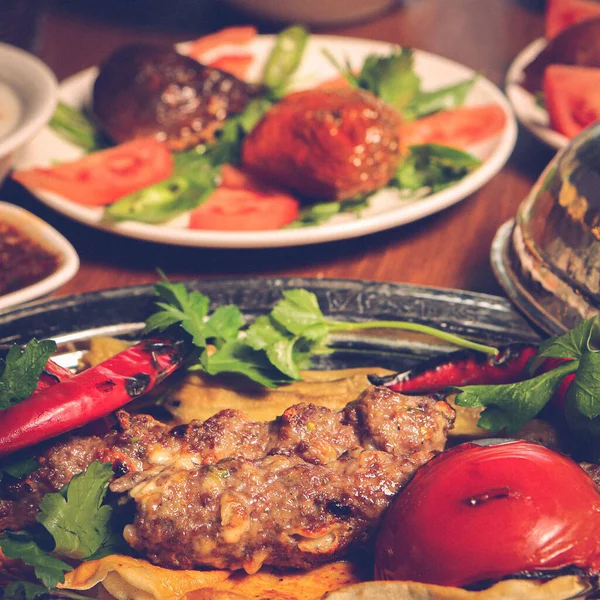 Turkse Arabische Traditionele Ramadan Kebab — Stockfoto
