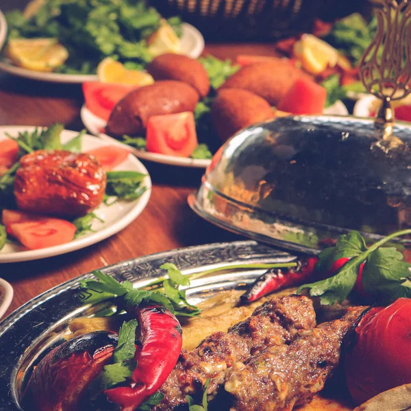 Turkish Arabic Traditional Ramadan Kebab — Stock Photo, Image