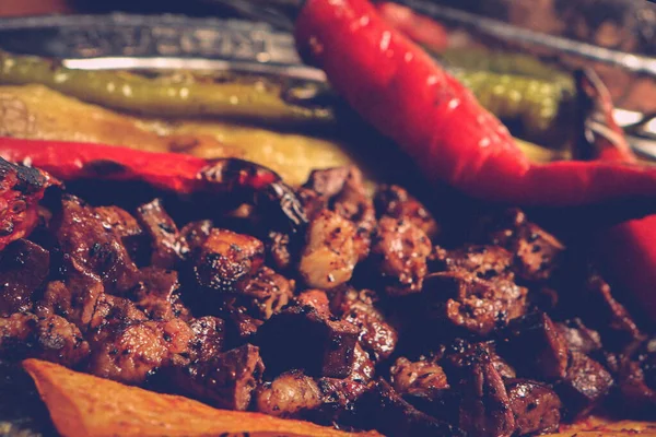 Török Arab Hagyományos Ramadán Kebab — Stock Fotó
