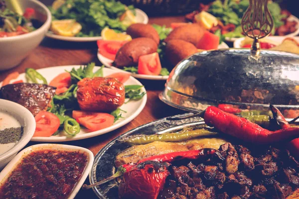 Turkish Arabic Traditional Ramadan Kebab — Stock Photo, Image