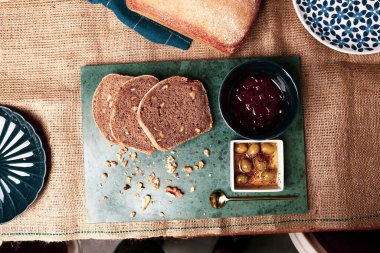 Lezzetli doğal estetik fırınlanmış ekmek