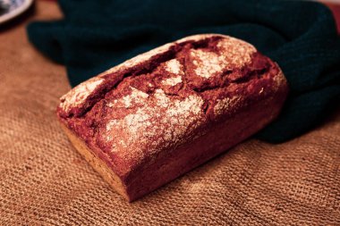 Lezzetli doğal estetik fırınlanmış ekmek