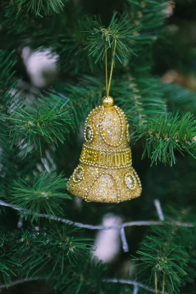 Dennen Kerstboom Cadeau — Stockfoto