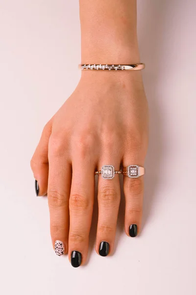 Diamanten Sieraden Luxe Fashion Sieraden — Stockfoto