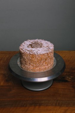 Masada lezzetli bir pasta var.