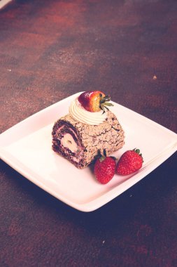 Masada lezzetli bir pasta var.