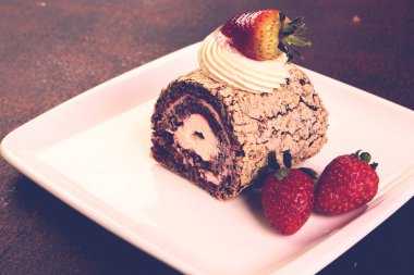 Masada lezzetli bir pasta var.