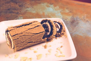 Masada lezzetli bir pasta var.