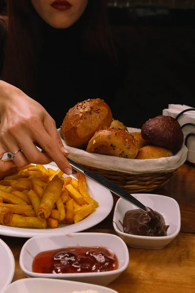 Rijke Heerlijk Turks Ontbijt — Stockfoto