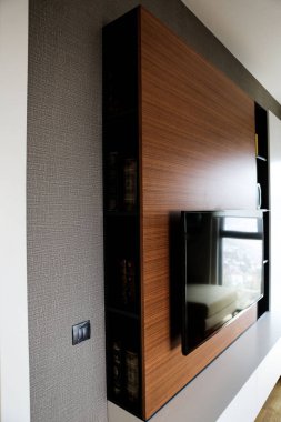 Modern oturma odasının içi.