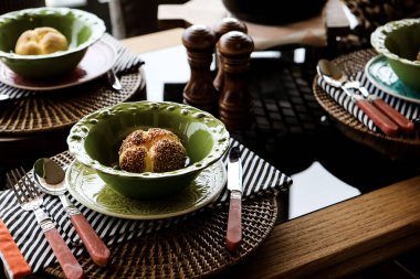 Modern balkon terasının içi