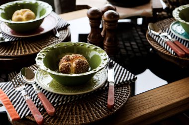 Modern balkon terasının içi