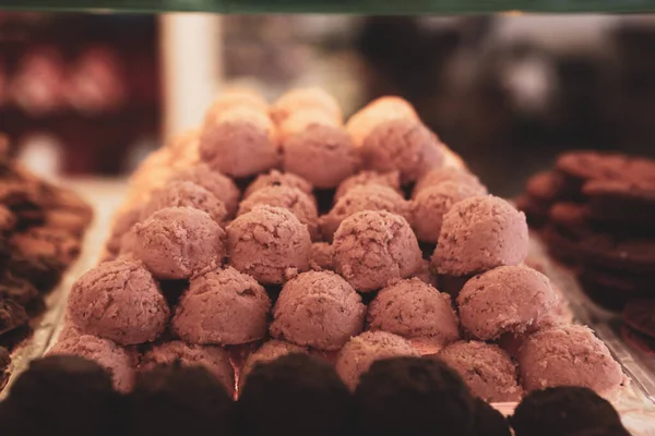 Grupo Cookies Variados Chip Chocolate Passas Aveia Chocolate Branco — Fotografia de Stock