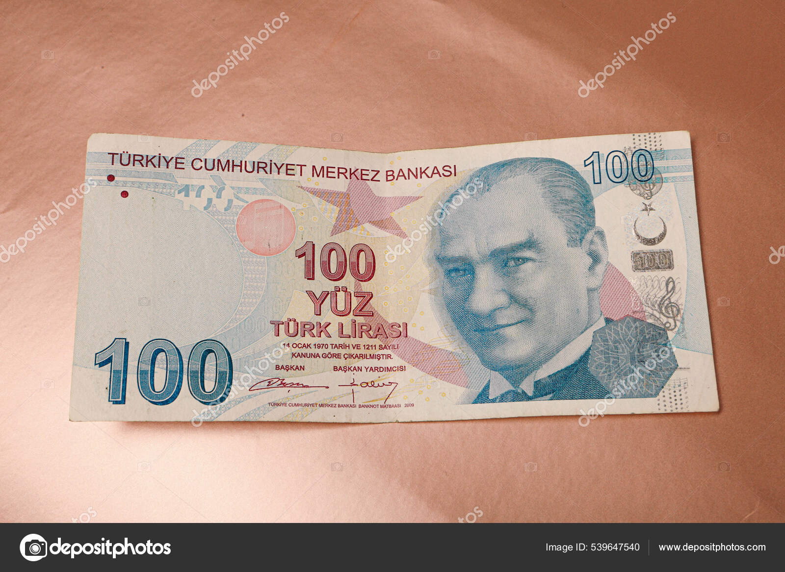 トルコ通貨 トルコリラ紙幣 — ストック写真 © utkudemirsoy #539647540