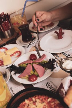 zengin ve leziz Türk Kahvaltı