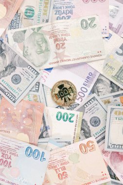 Multi Euro Nakit ve Bozuk Para, farklı türde yeni nesil banknotlar, bitcoin, Türk lirası