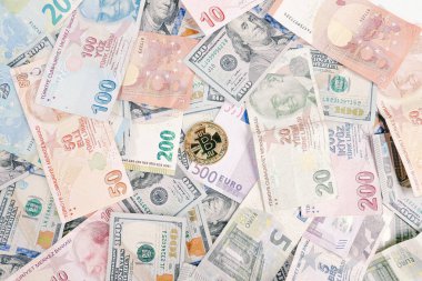 Multi Euro Nakit ve Bozuk Para, farklı türde yeni nesil banknotlar, bitcoin, Türk lirası