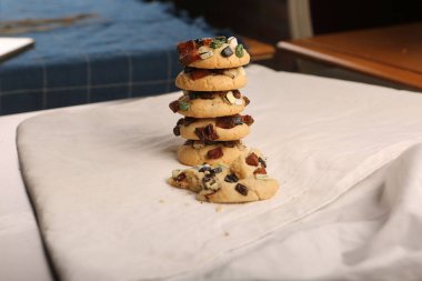 Koyu çikolata parçaları ile tanımlama