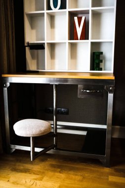 Modern çocuk odasının içi.