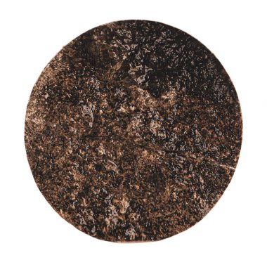 Boş seramik kırpma yolu ile beyaz arkaplan izole