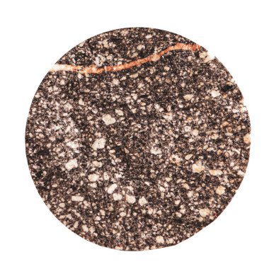 Boş seramik kırpma yolu ile beyaz arkaplan izole