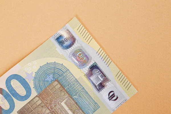 Pieniądze Walucie Europejskiej Banknoty Euro — Zdjęcie stockowe