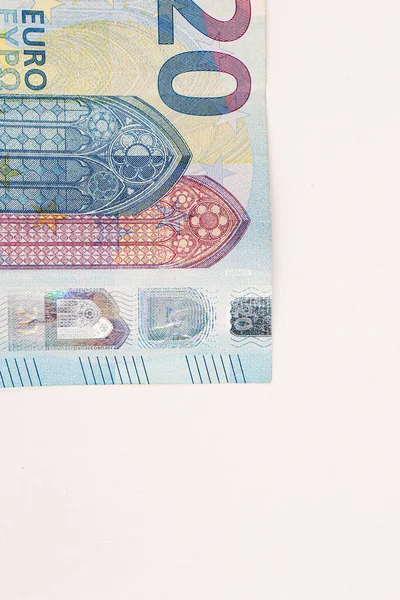 Pieniądze Walucie Europejskiej Banknoty Euro — Zdjęcie stockowe