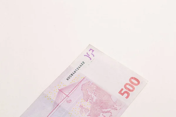 Moneda Europea Dinero Billetes Euros —  Fotos de Stock