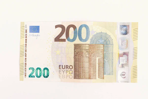 Moneda Europea Dinero Billetes Euros — Foto de Stock