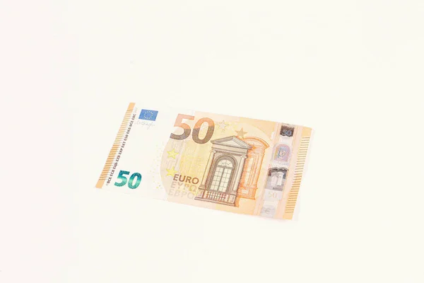 Pieniądze Walucie Europejskiej Banknoty Euro — Zdjęcie stockowe