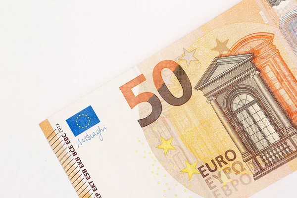 Monnaie Européenne Monnaie Billets Euros — Photo