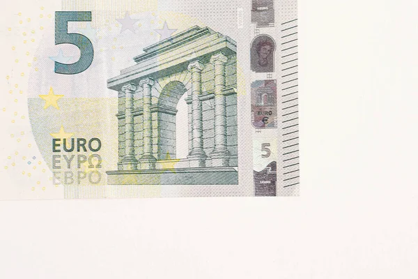 Moneda Europea Dinero Billetes Euros — Foto de Stock