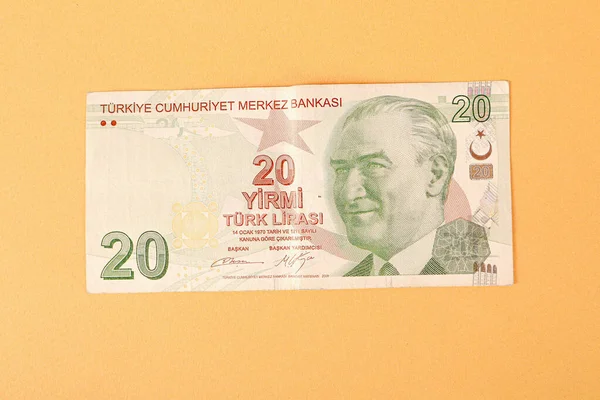 トルコ通貨 トルコリラ紙幣 — ストック写真