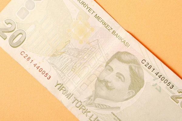 Türk Para Birimi Türk Lireti Banknotları — Stok fotoğraf