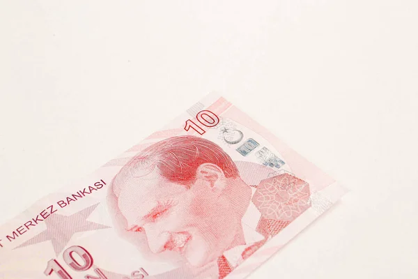 Turkisk Valuta Turkiska Lira Sedlar — Stockfoto