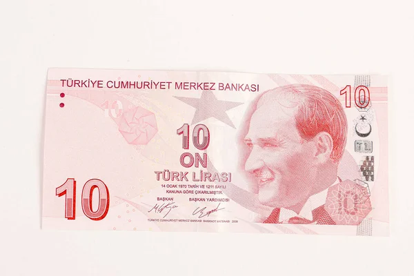 Türkische Währung Türkische Lira Banknoten — Stockfoto