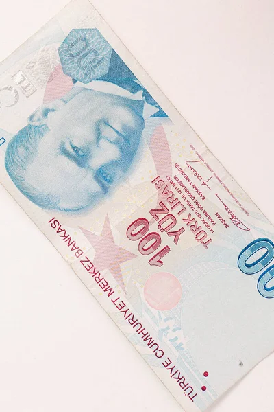 Türkische Währung Türkische Lira Banknoten — Stockfoto
