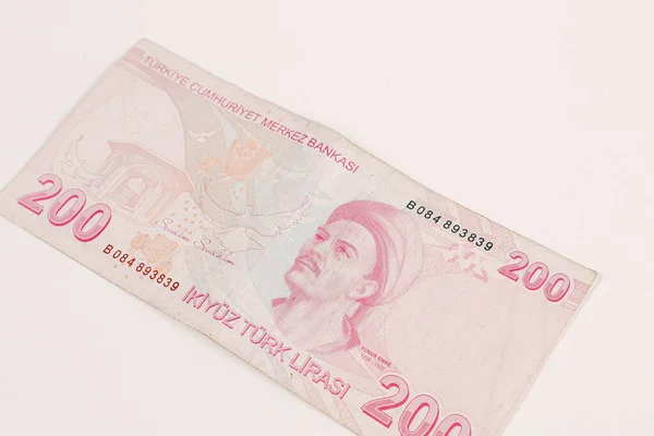 Moneda Turca Billetes Lira Turca — Foto de Stock