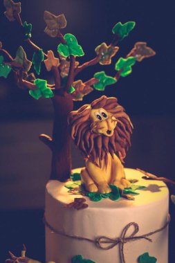 Masada lezzetli bir pasta var.