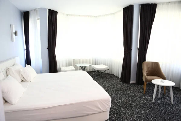 Komfort Hotelzimmer Luxuriösen Stil — Stockfoto