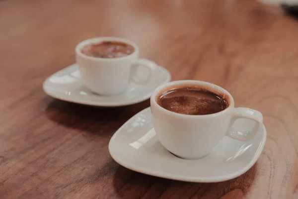 Tasse Türkischen Kaffee Auf Dem Tisch — Stockfoto