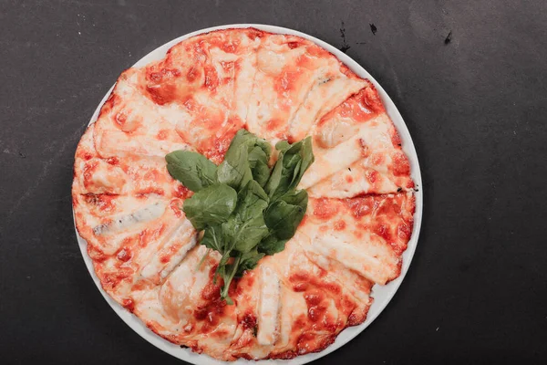 Deliciosa Mezcla Pizza Comida Italiana —  Fotos de Stock