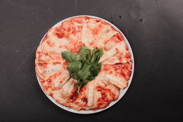 Leckere Mischung Pizza Italienisches Essen — Stockfoto