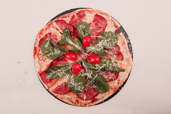 Leckere Mischung Pizza Italienisches Essen — Stockfoto