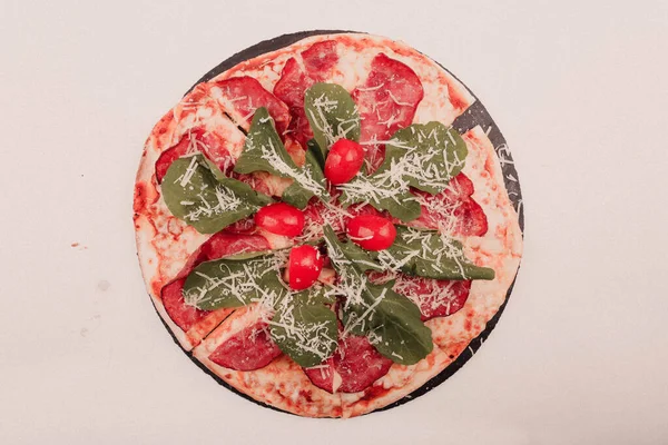 Leckere Mischung Pizza Italienisches Essen — Stockfoto