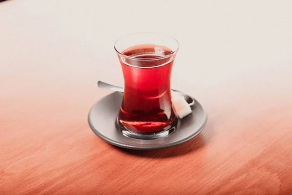 Чашку Чая Столе — стоковое фото