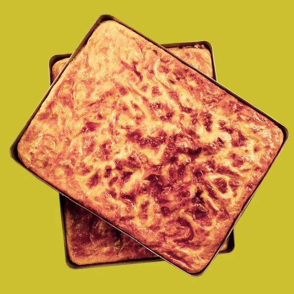 フェタチーズ入りのおいしいペストリー — ストック写真